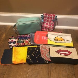 Lot of 11 bags with little jewelry satchel!